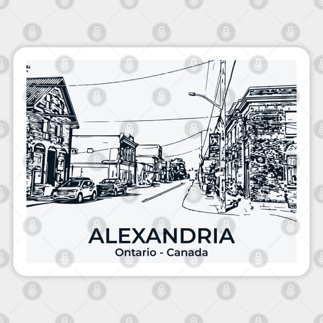 Alexandria - Ontario Magnet by Lakeric